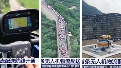 Dron Entrega Comida Turistas China 1 Zon