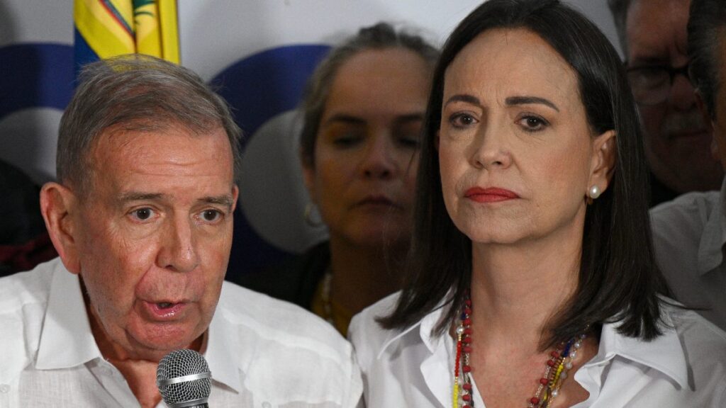 Edmundo González y María Corina Machado, líderes de la oposición en Venezuela.