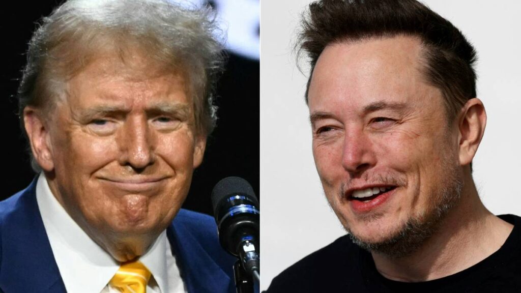 Elon Musk y Donald Trump hablaron en entrevista durante un ataque cibernético a X