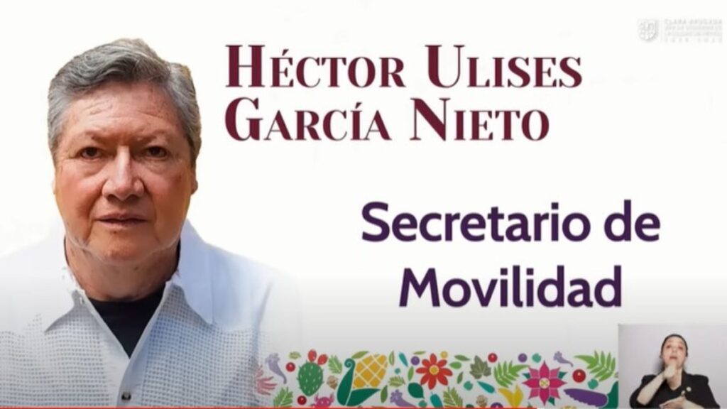 Héctor Ulises García Nieto, titular de la Semovi en la CDMX