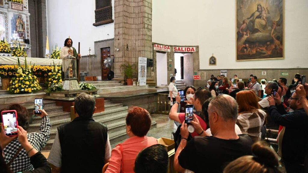 Iglesia de San Hipólito en la CDMX.