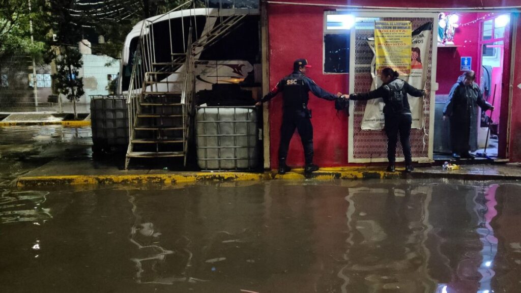 Inundaciones por lluvias en la CDMX