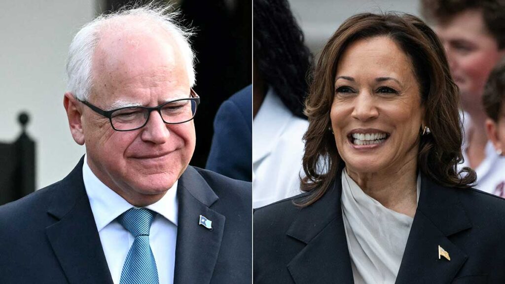 Kamala Harris elige a gobernador de Minnesota Tim Walz como compañero de fórmula 