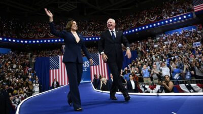 Kamala Harris y Tim Walz competirán contra Trump