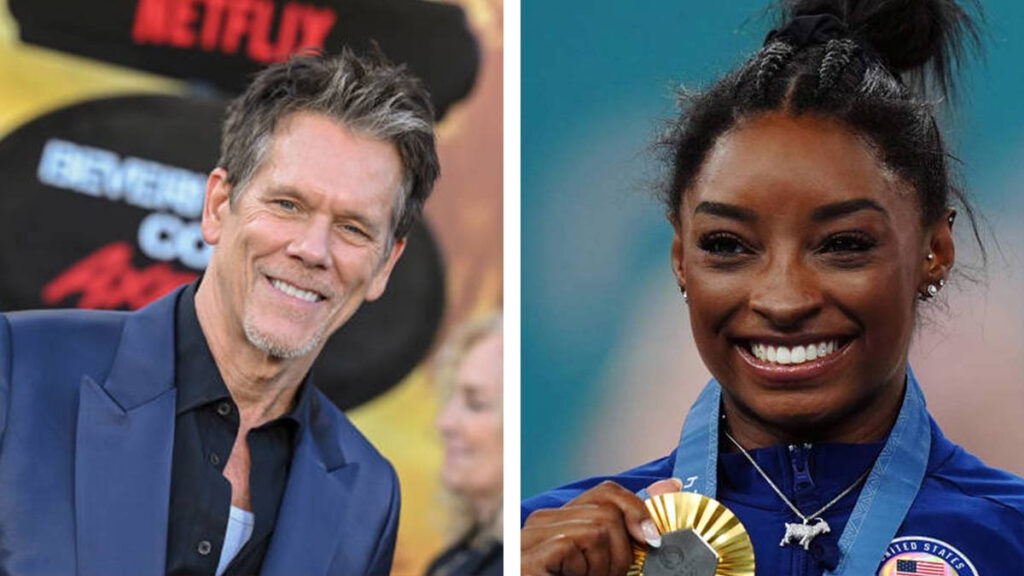 Kevin Bacon Coctel Simone Biles