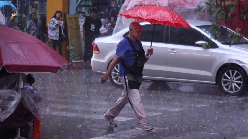Lluvias fuertes en CDMX