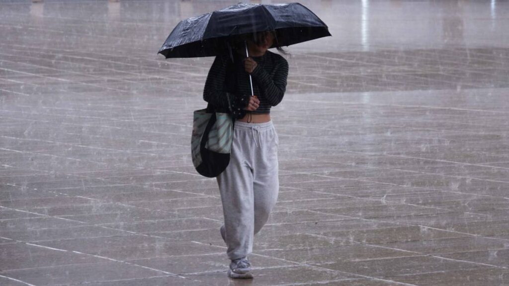 Lluvias y chubascos en la CDMX