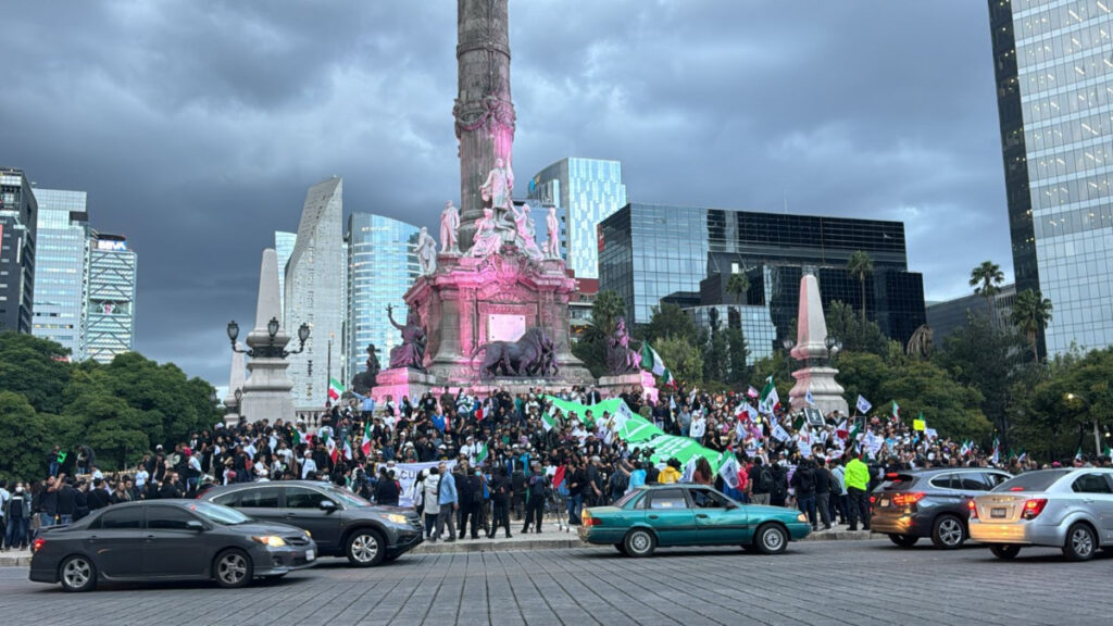 Manifestación contra la reforma al Poder Judicial