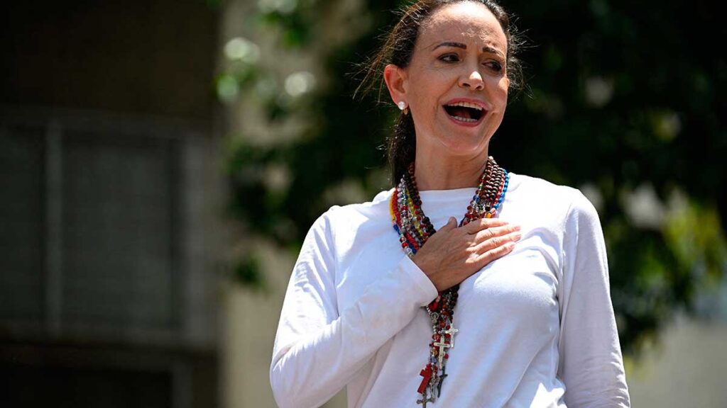 maría corina machado líder de la oposición en Venezuela