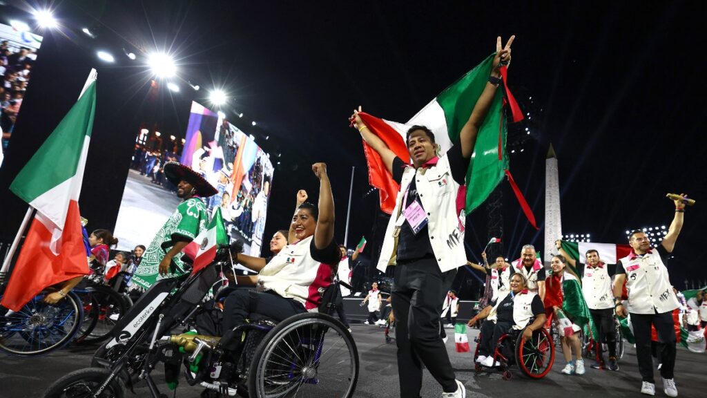 Mexicanos Delegacion Inauguracion Paralimpicos Paris