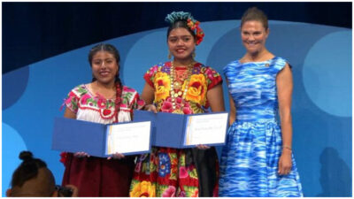 Alumnas de Oaxaca ganan el Premio Mundial del Agua