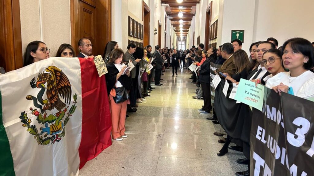 Protesta en Suprema Corte