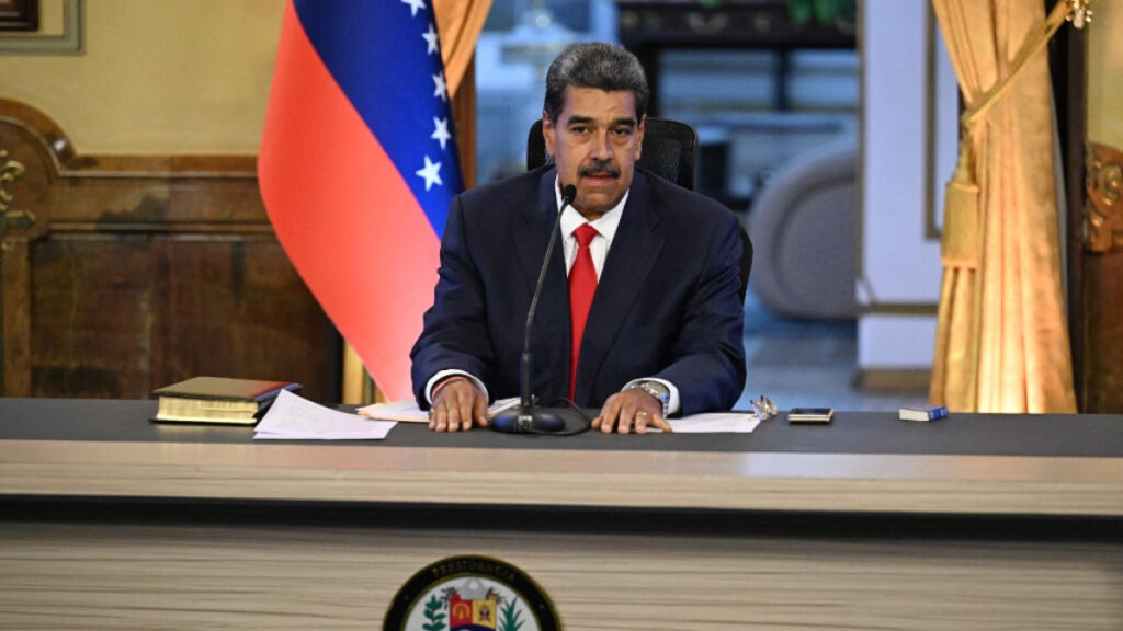 Autoridades electorales dan como ganador a Nicolás Maduro. Foto: AFP.