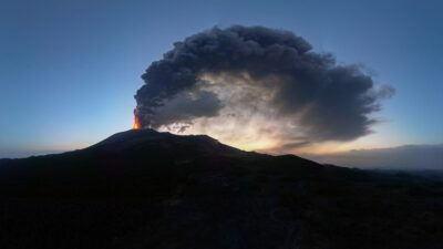 Erupción del volcán Etna