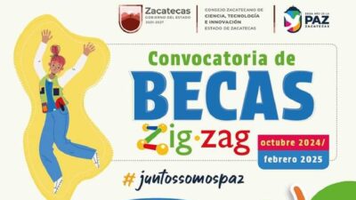 Abren convocatoria para Becas Zigzag en Zacatecas; ve los requisitos