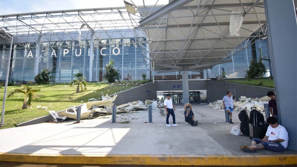 Aeropuerto de Acapulco sigue sin actividad comercial.