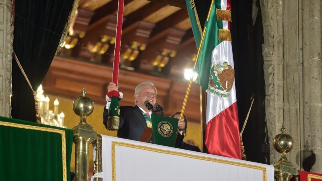 Último grito de Independencia de AMLO en el Zócalo