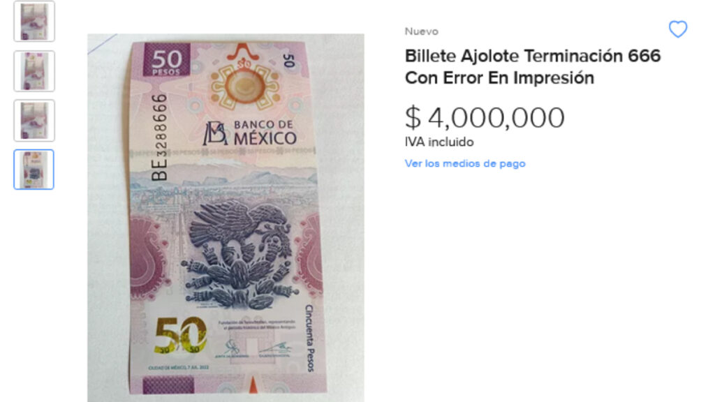 Tiene un precio de venta de 4 millones de pesos