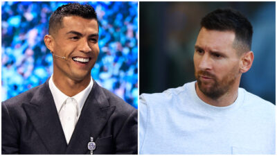 Cristiano Ronaldo se divierte con el "¿qué mirás, bobo?" de Messi