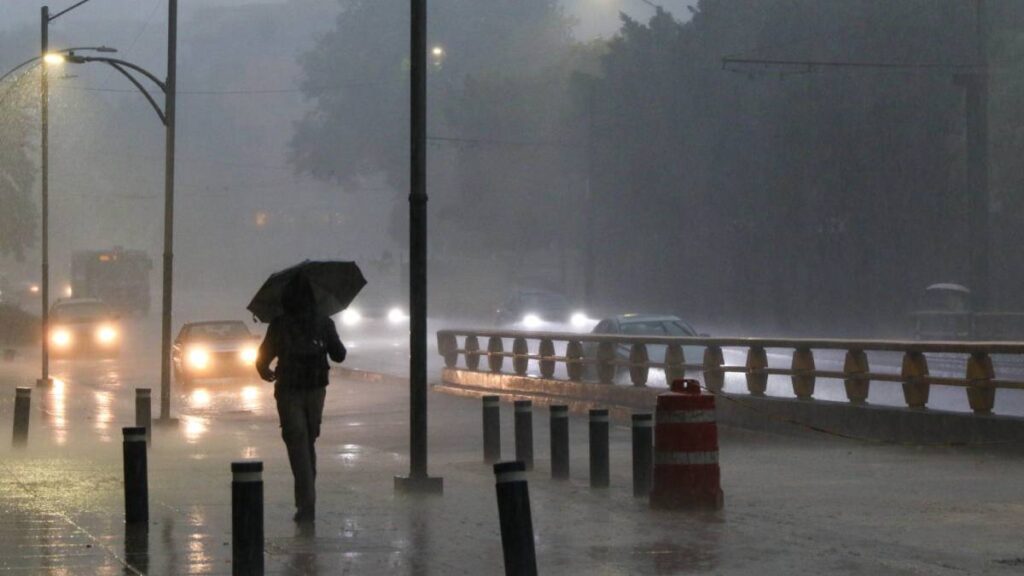 fuertes lluvias en el sur de la CDMX Tlalpan