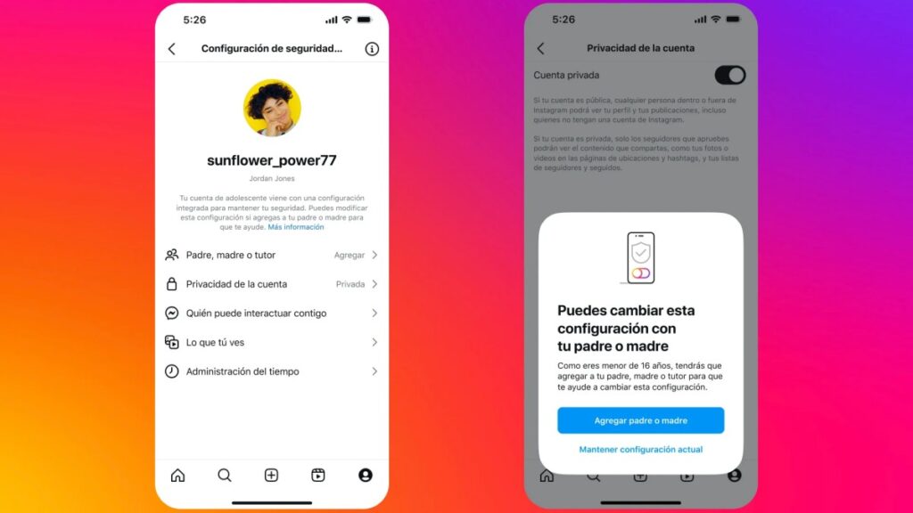 Instagram presenta las Cuentas de Adolescentes, con funciones de protección integradas por defecto