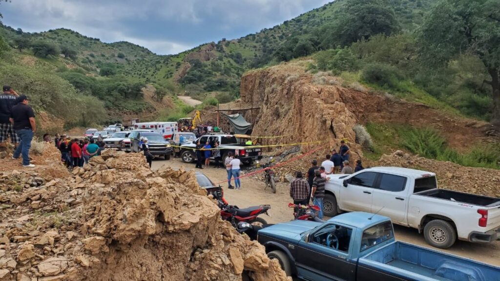 Derrumbe en mina de Chihuahua