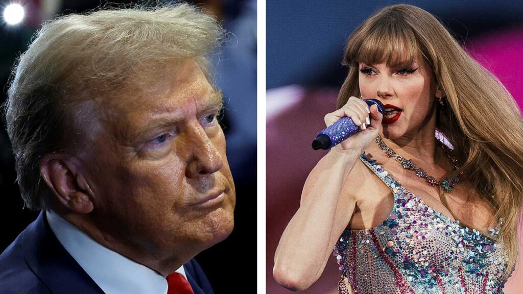 Donald Trump escribe "Odio a Taylor Swift" en Truth Social