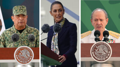 Claudia Sheibaum estuvo en el desfile militar