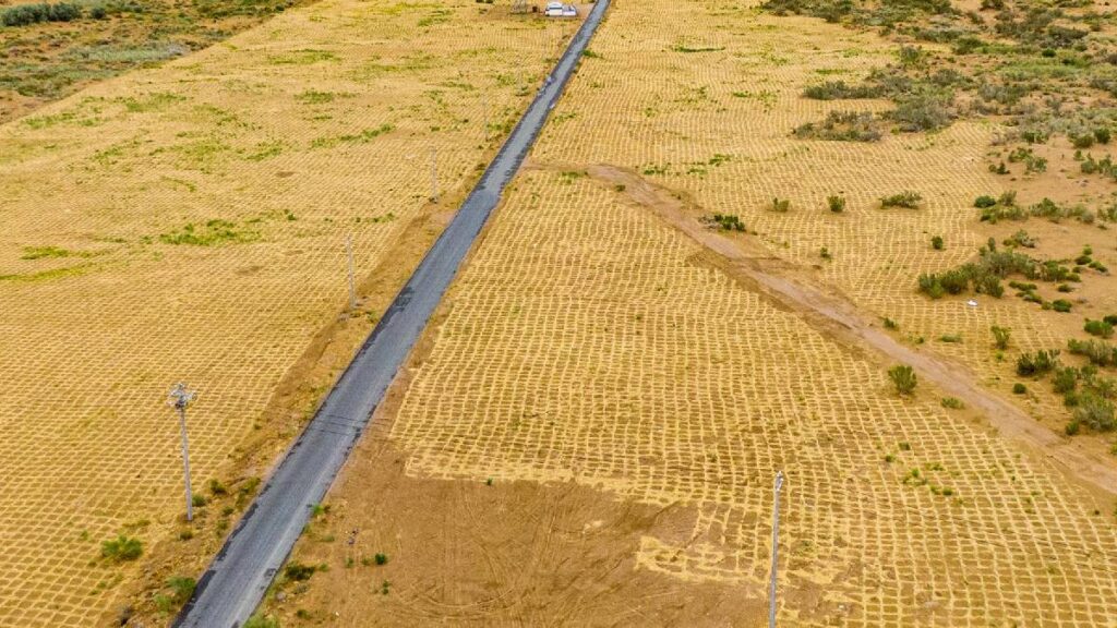 energía limpia en desierto en china