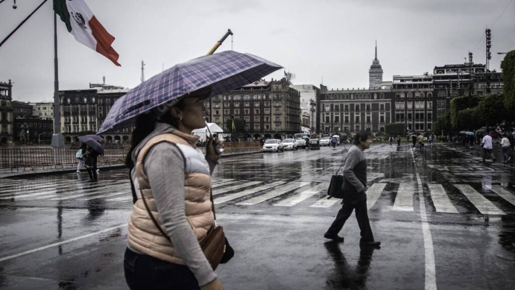 Lluvias aisladas en CDMX