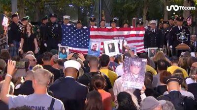 Homenaje a los primeros respondientes del 9-11 en EU