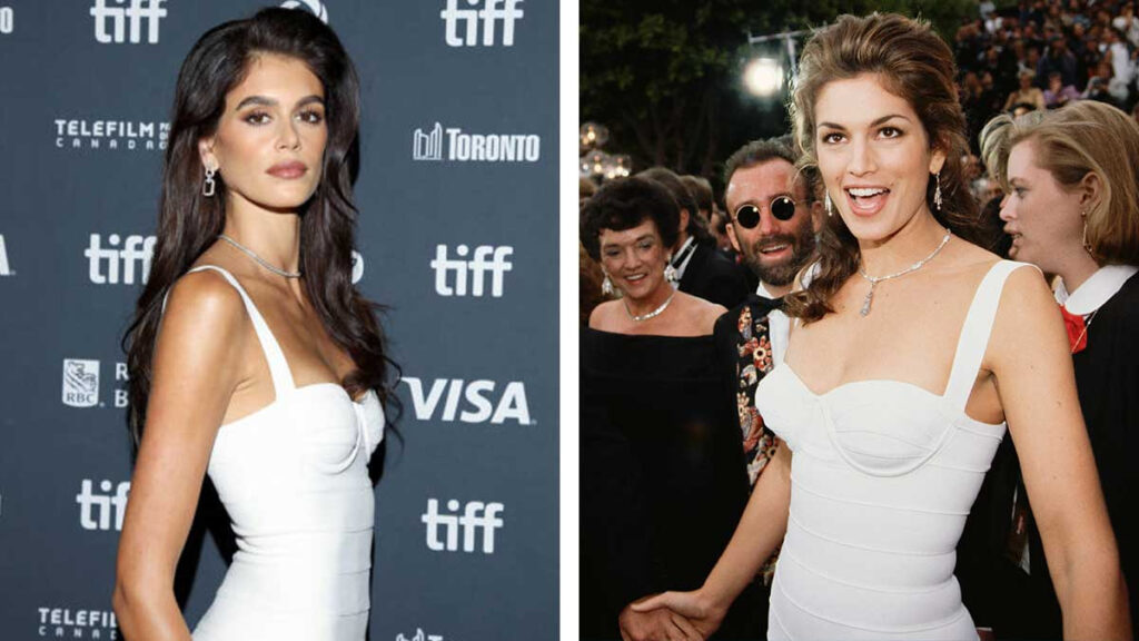 Kaia Gerber Recrea Look Cindy Crawford