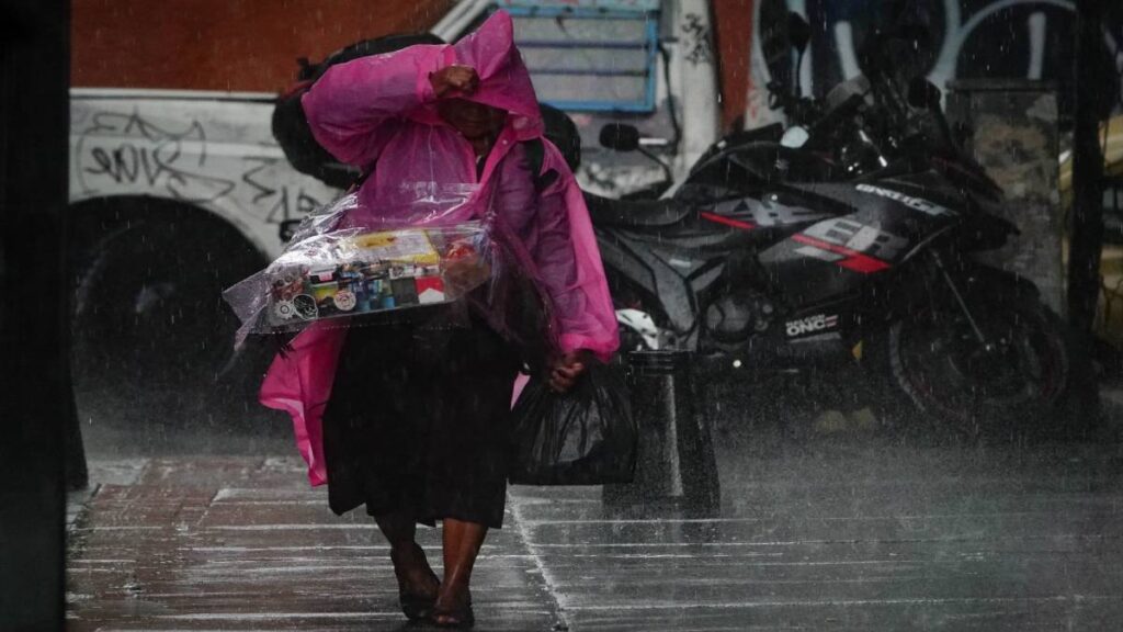 Lluvias fuertes en gran parte de México