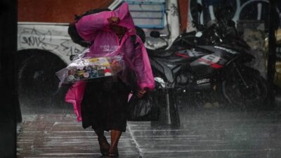 Lluvias fuertes en gran parte de México