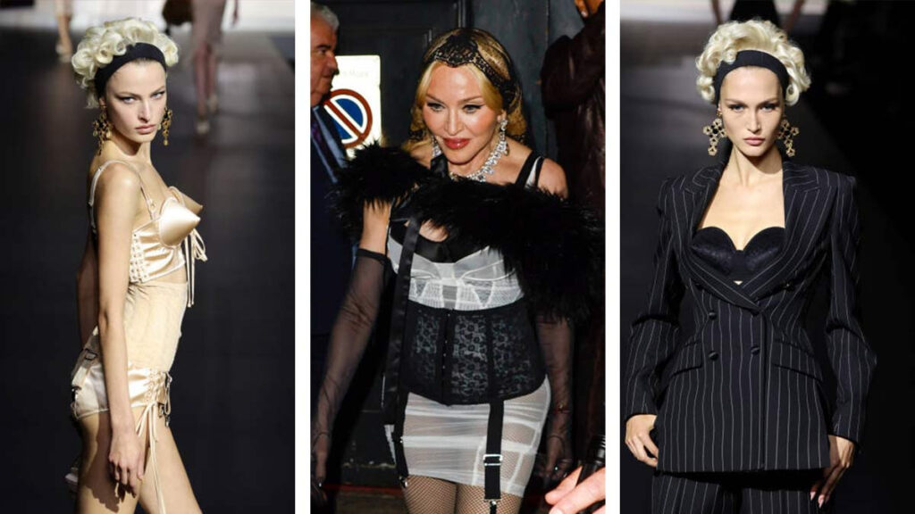 Madonna Homenajeada Dolce Gabbana