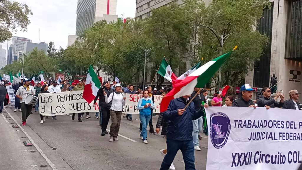 Marcha contra la reforma judicial: del Senado a la Ciudad de la Justicia