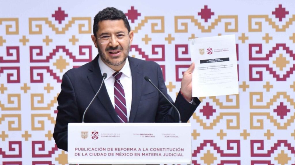 El jefe de gobierno de la CDMX, Martí Batres, celebró la publicación de la Reforma Judicial a la Constitución de la CDMX