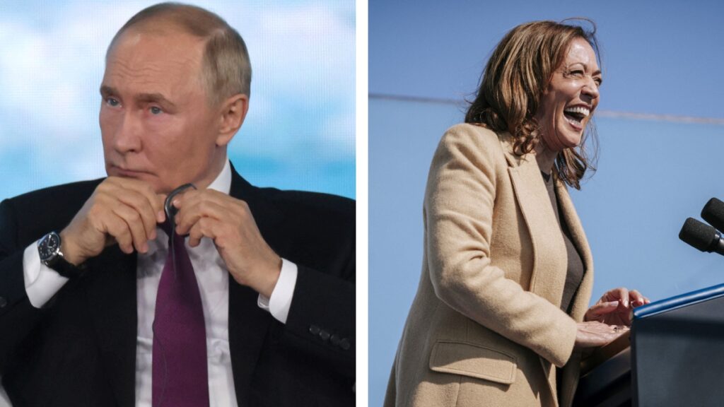 “Tiene una risa tan expresiva”: Putin muestra su apoyo a Kamala Harris rumbo a elecciones en EU