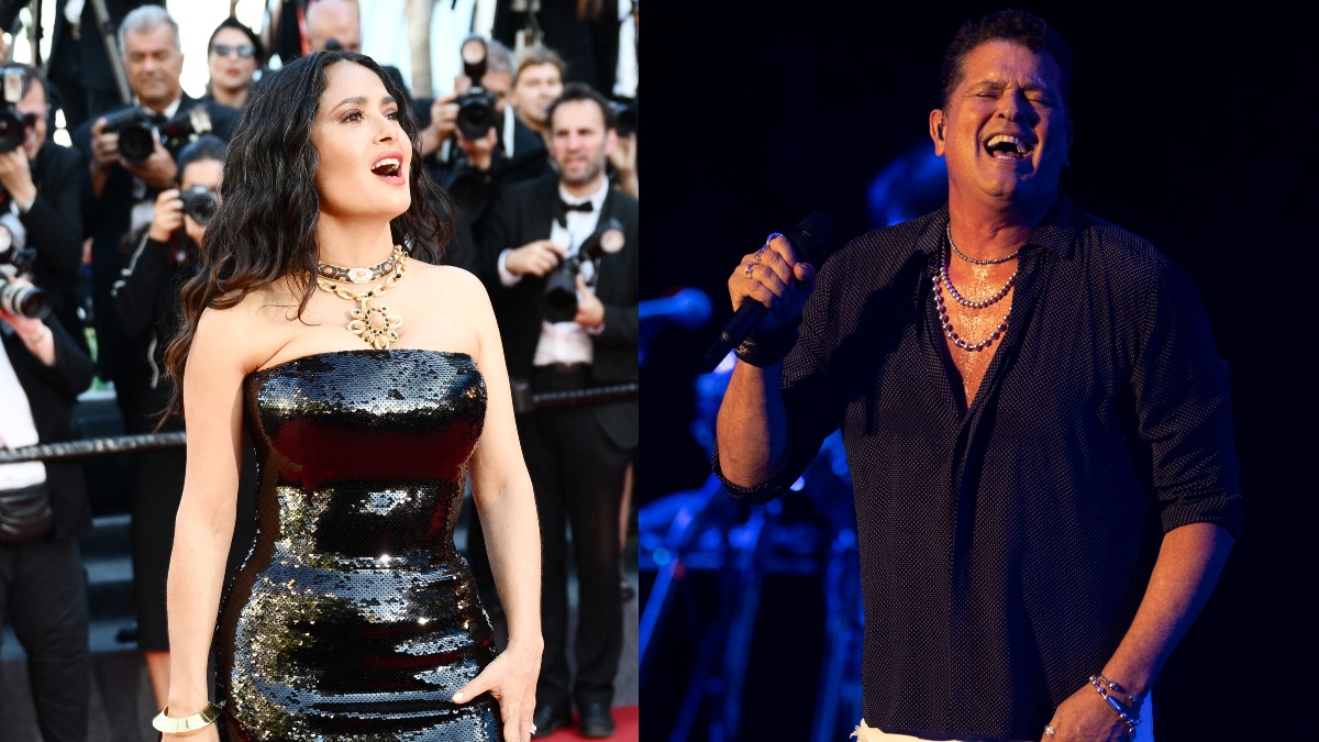 Salma Hayek baila al ritmo de vallenato de Carlos Vives UnoTV