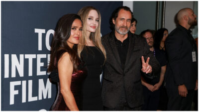 Salma Hayek y Demian Bichir deslumbran en Toronto junto a Angelina Jolie