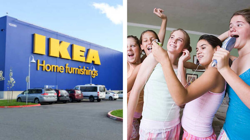 Ikea organiza “pijamada real”