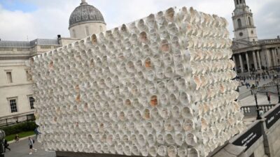 Trafalgar Square aloja obra de Teresa Margolles