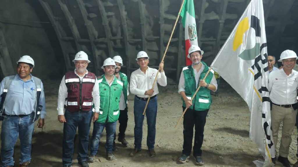 El túnel comunicará a Tamaulipas con el centro del país.