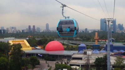 Turistas y habitantes de la CDMX ya utilizan el Cablebús de la Línea 3