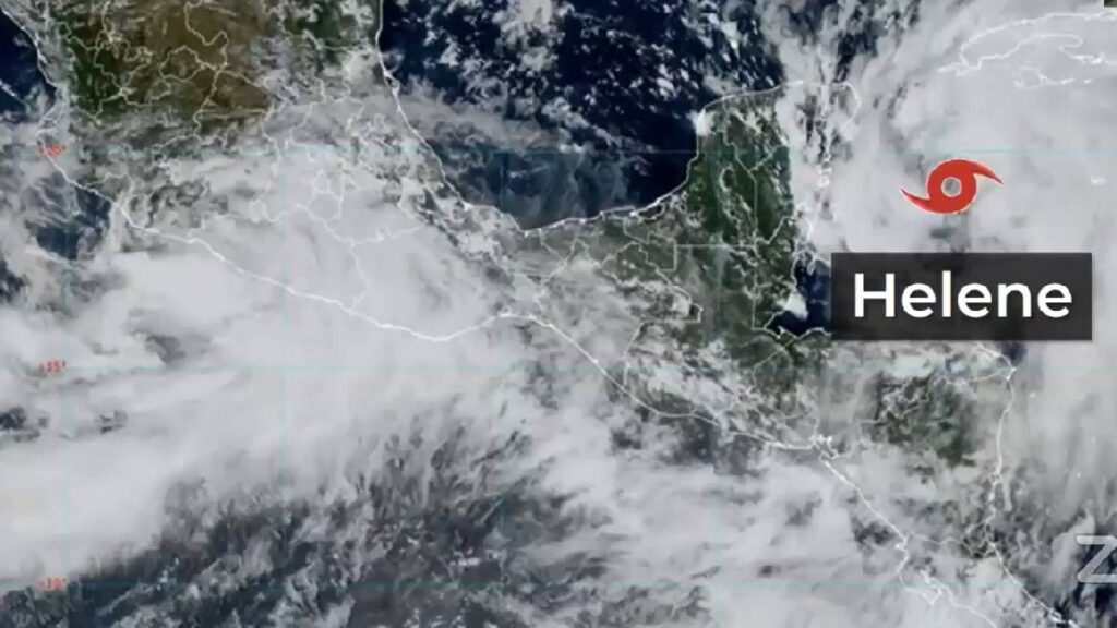 Tormenta tropical Helen se convertirá en Huracán y tocará tierra en Quintana Roo.