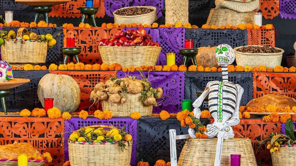 7 niveles ofrenda de muertos