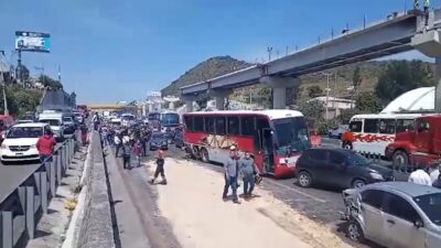 Accidente Trailer Autopista Mexico Puebla