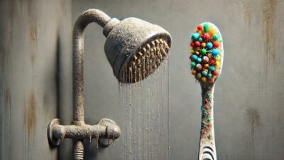 Bacterias y virus en el baño