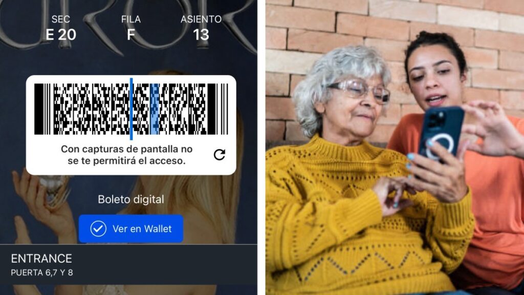 ¿Cómo ayudar a los adultos mayores a comprar boletos digitales para conciertos y eventos deportivos?