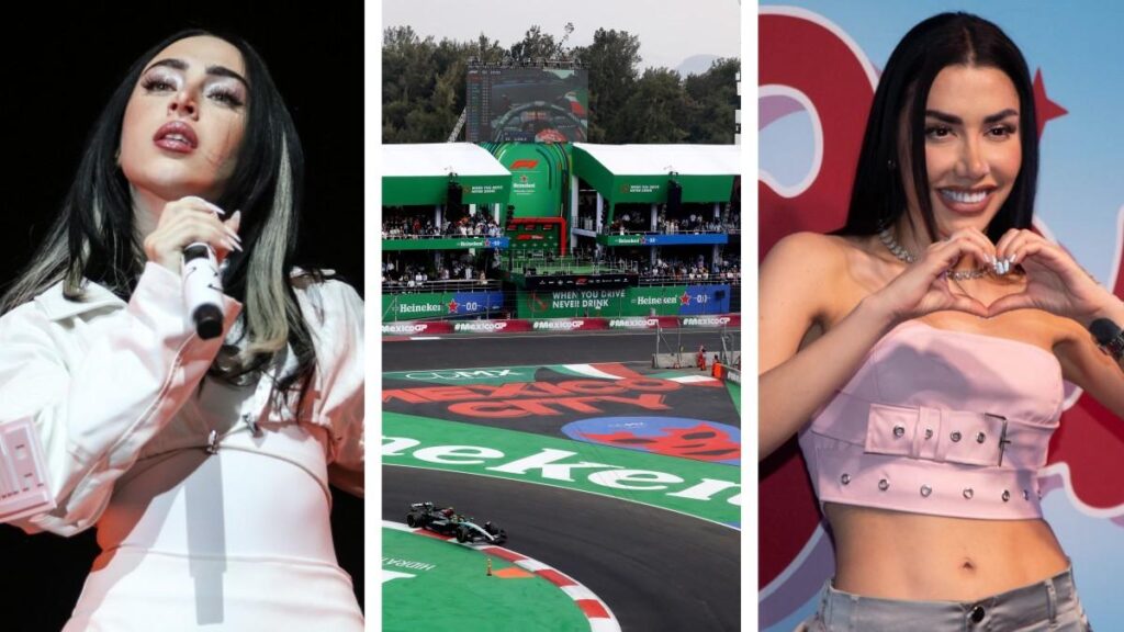 Karime Pindter, Nicki Nicole y más famosos en el GP de México 2024